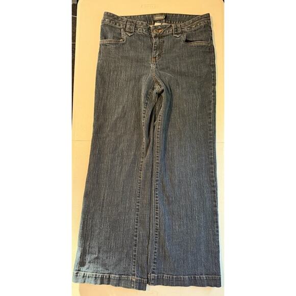 Venezia Women's Blue Flare & Wide Leg Jeans - Picture 1 of 4